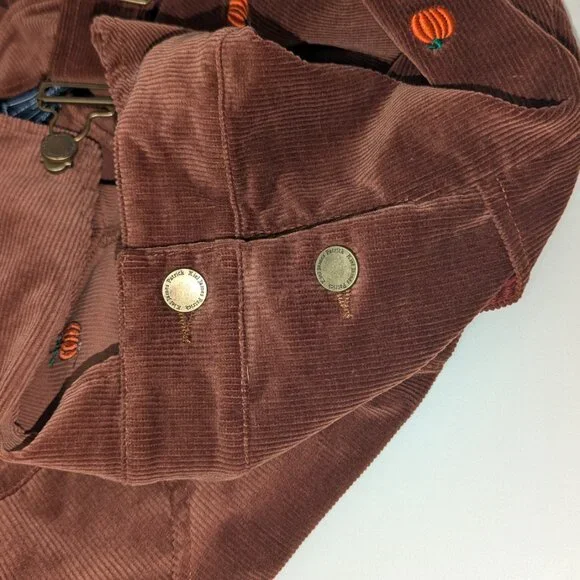 KJP Pumpkin Embroidered Corduroy Jumper Dress - Picture 8 of 8